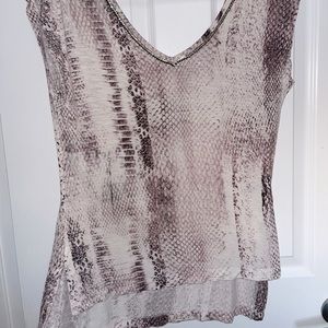 Jennifer Lopez, Size S Women’s, Snake Print Sleeveless Blouse